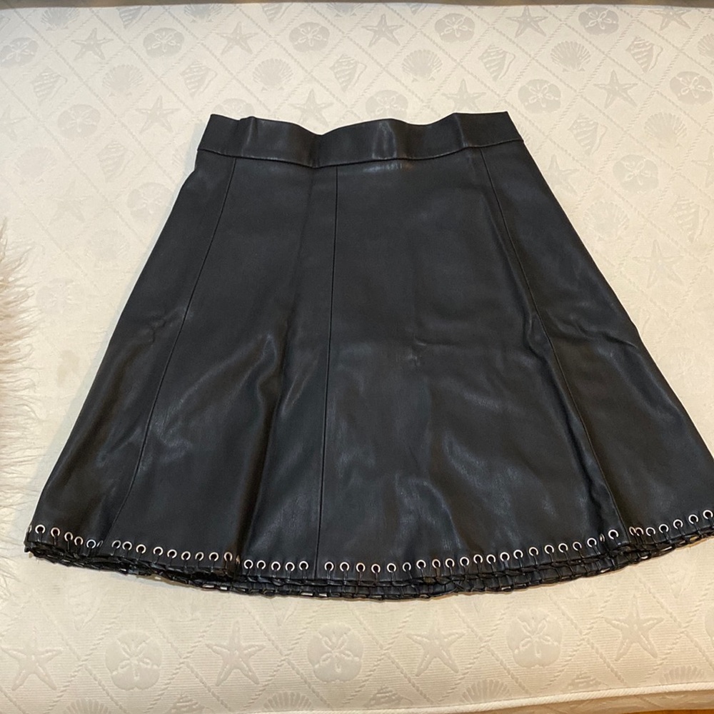 Zara leather skirt